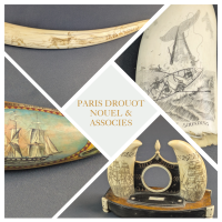 vente aux enchère SCRIMSHAWS COLLECTION PATRICK BARBE